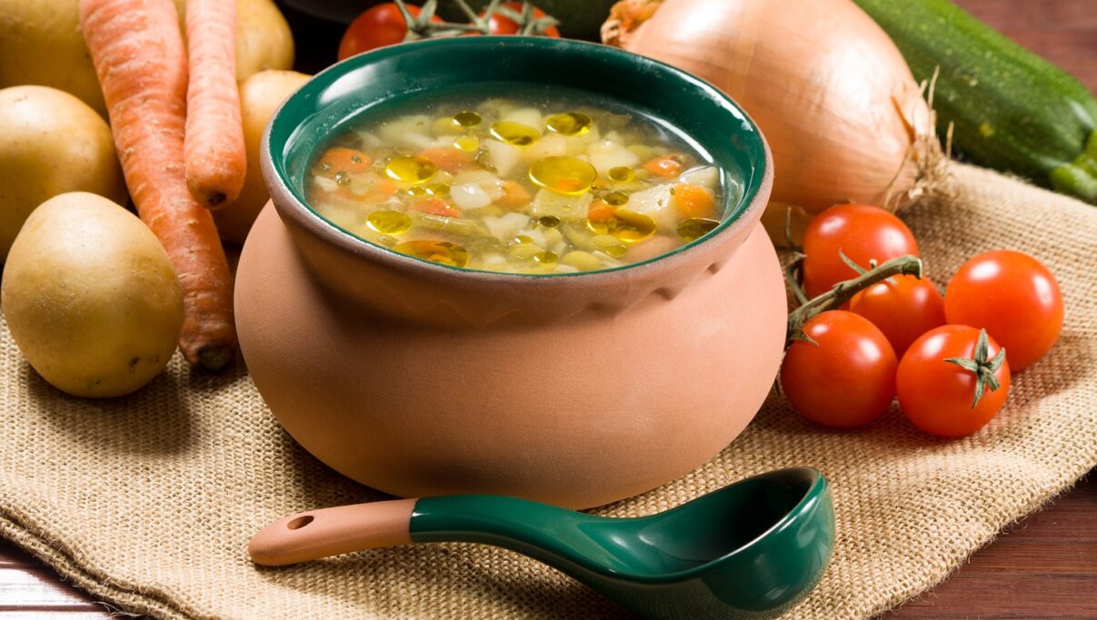 Minestrone-suppe - Italiensk Vin &amp; Mad